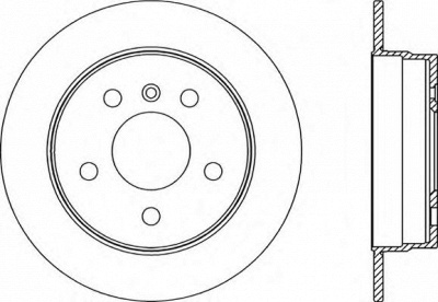 OPEN PARTS bda231110 -  Тормозной диск
